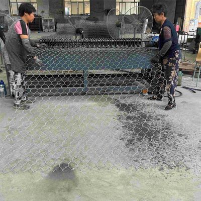 PVC Coated Gabion Basket Gabion Cloture Mattress 6x2x1m Gabion Baskets For River Use