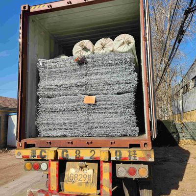 PVC Coated Gabion Basket Gabion Cloture Mattress 6x2x1m Gabion Baskets For River Use