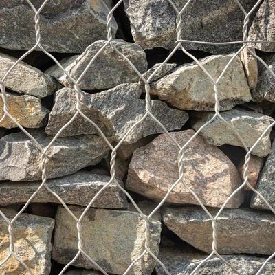 High Strength Gabion Wall Basket Stone Gabion Cage Corrosion Resistance