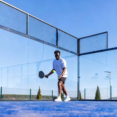 High Strength Paddle Tennis Court Panoramic Outdoor Padel Court For Training Events