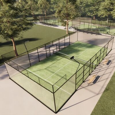 High Density Outdoor Sports Custom Color Grass Mat Golf Artificial Turf Padel Tennis Court