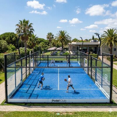 Outdoor Standard Padel Tennis Court Complete Court Field Canchas De Padel Frame