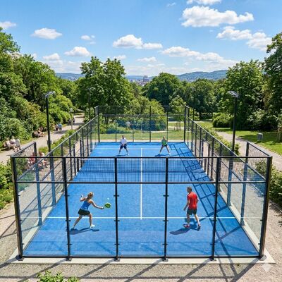 Custom Design Luxury Padel Tennis Court For Hotel Resort Sports Club