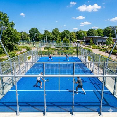 Custom Design Luxury Padel Tennis Court For Hotel Resort Sports Club