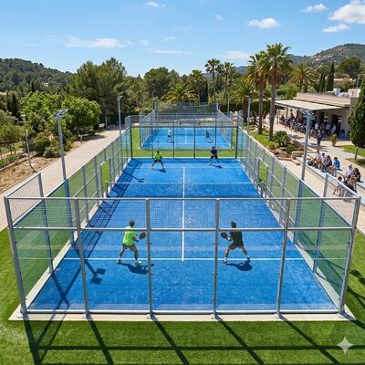 Outdoor Standard Padel Tennis Court Complete Court Field Canchas De Padel Frame