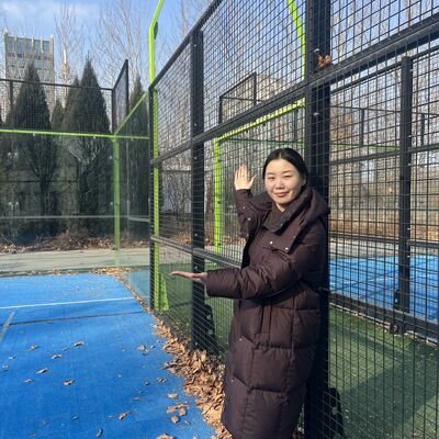 Panoramic Padel Tennis Court Outdoor Paddle Court Sports Field Terrain De Padel