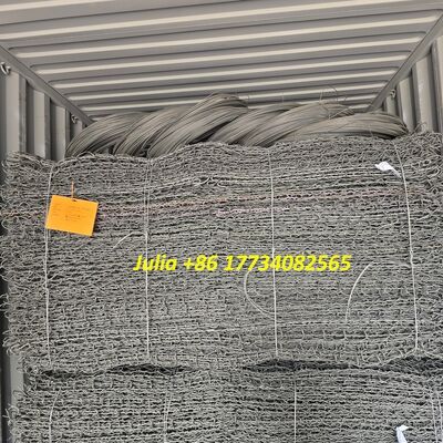 PVC Coated Gabion Wall Baskets with Galfan Wire and Hexagonal Mesh Designed for Long Term Slope Stabilization and Soil Protection