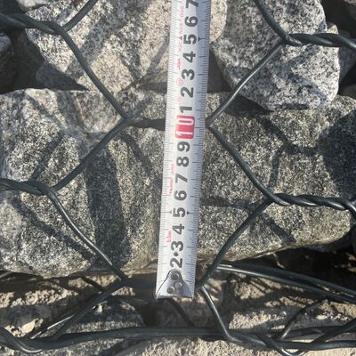 Economical Galvanized/PVC Coated 100mmx120mm Hexagonal Woven Gabion Basket for Landscaping