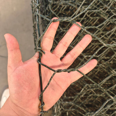 PVC Coated Gabion Basket | Double Twisted Wire Mesh Box