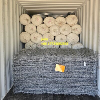 Selvage Wire 3.4mm Gabion Box Easy Installation Free Sample Durable Wire Mesh Cage for Erosion Control Retaining Wall Construction