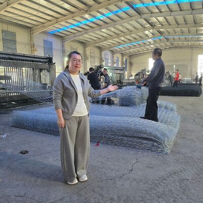 Tie Wire 2.2mm Wire Mesh Gabion Mattresses Designed to Support River Construction Projects Offering Reinforcement and Drainage for Soil Retention