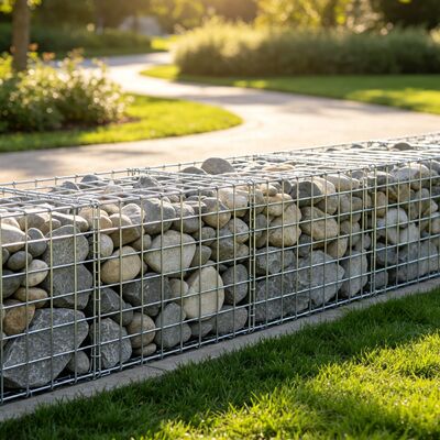 Galvanized Welded Mesh Gabion Heavy Duty Retaining Wall Cage for Erosion Control