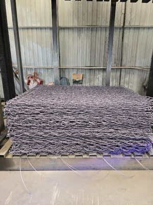 Heavy Duty Galfan Gabion Retaining Wall with Double Twist Hexagonal Weaving for River Bank Protection