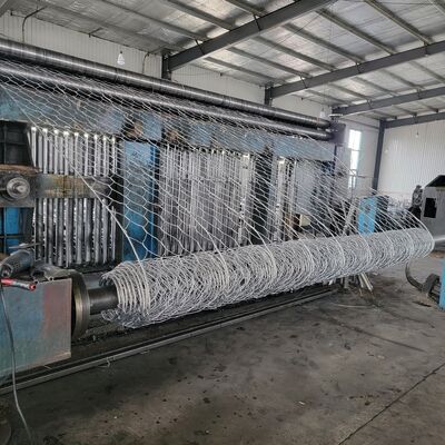 Durable Three Twist Gabion Mesh Retaining Wall Hot Dipped Galvanized Frame Finishing Designed for Installation and Soil Retention
