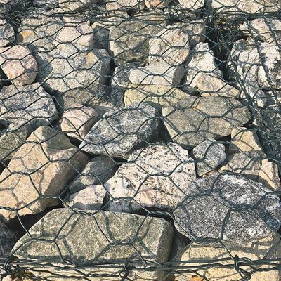 PVC Coated Gabion Mesh Cage 2x1x1m | Hexagonal Wire Basket Manufacturer