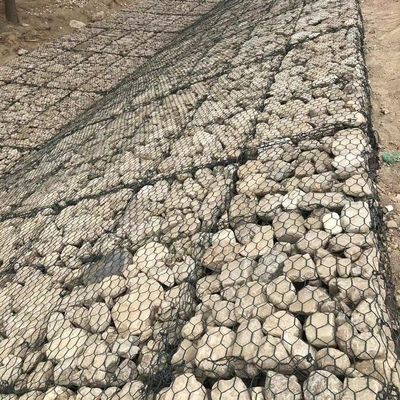 PVC Coated Wires Gabion Mattress For Flexible And Permeable