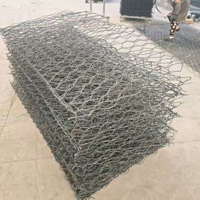 PVC Coated Galvanized Gabion Mesh Wall 80x100 Gabbione Box For Canal Protection Wall